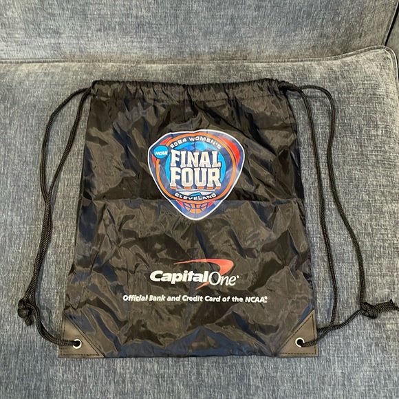 Drawstring backpack from 2024 NCAA Women’s Basketball Championship - Cleveland - Picture 1 of 5